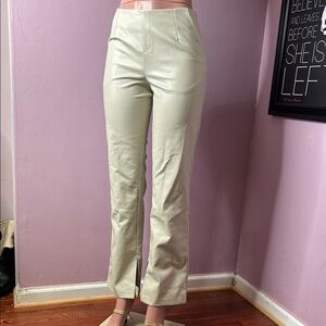 LELIS Elegant Cream Women's Pants